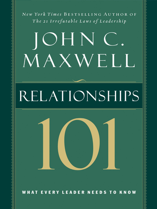 Title details for Relationships 101 by John C. Maxwell - Available